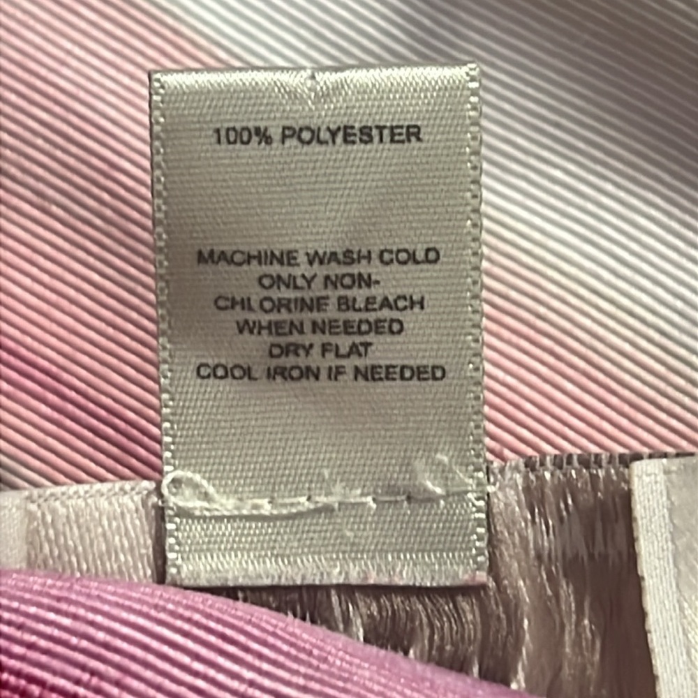 Loft EC Shades of pink striped sleeveless fit and flare dress. Size 12 Petite - Picture 6 of 6